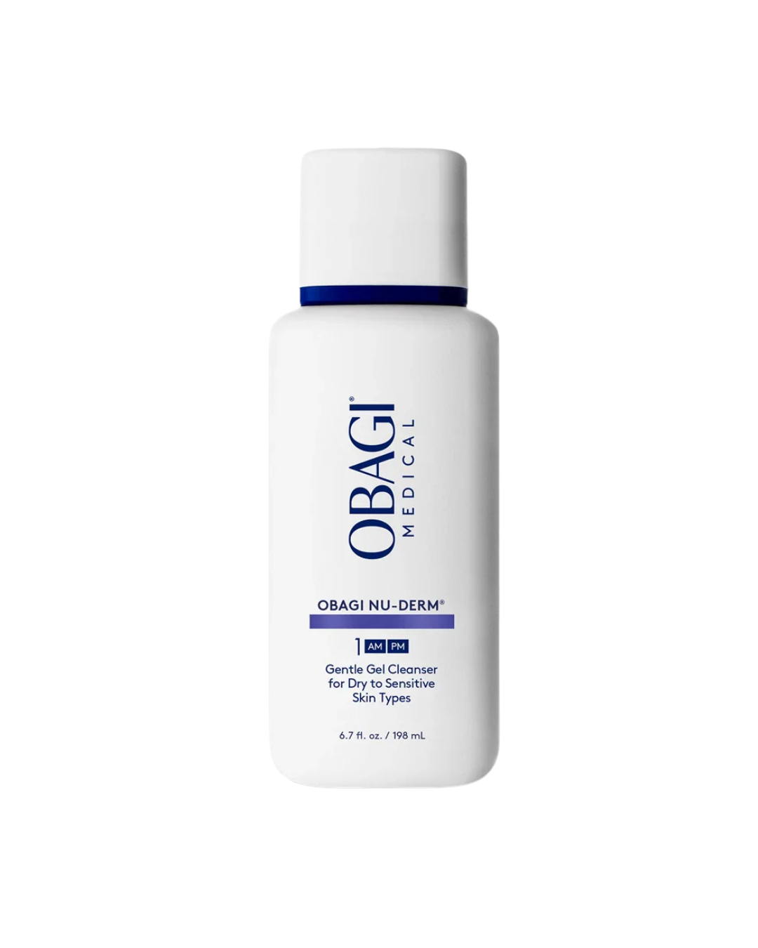 Obagi Nu-Derm Gentle Cleanser, Obagi Step 1 for Dry Skin, hydrating face wash, Obagi 200ml Gentle Cleanser.